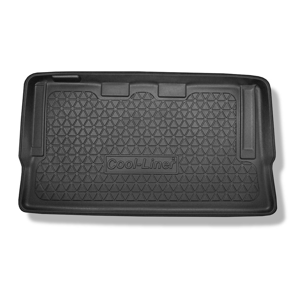 Rohož do zavazadlového prostoru pro: Mercedes-Benz EQV 300 Van (10.2020-....) - dlouhá verze (rozvor náprav 3.200 mm; délka auta 5.140 mm); za třetí řadou sedadel; bez odděleného zavazadlového prostoru