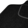 Velurové koberečky pro BMW X6 I E71 SAC (2008-2014) - černá