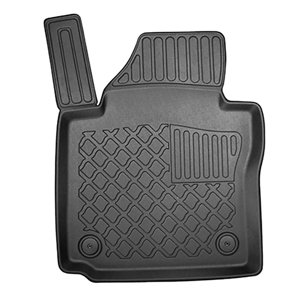 Sada rohož do zavazadlového prostoru a autokoberečky TPE na míru do: Volkswagen Touran I 1T MPV (09.2010-08.2015) - 7 míst; třetí řada snížená