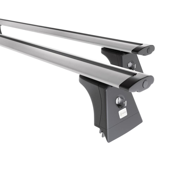 Základní nosič na střechu auta pro Chevrolet Orlando MPV (2011-2018) - příčný nosič - stříbrné střešní příčníky - montážní body - Hliník
