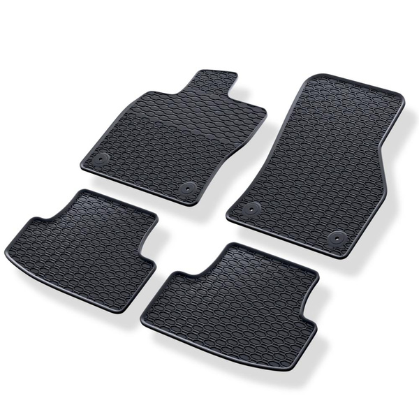 Gumové autokoberce pro Volkswagen T-Roc (2017-....) - černá