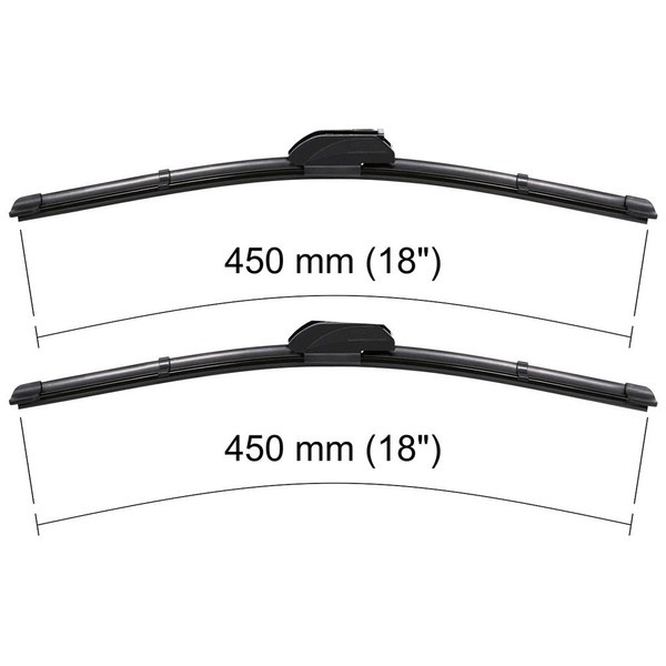 Automobilové stěrače na přední sklo pro Opel Corsa B Caravan, Hatchback, Pick-Up, Sedan (03.1993-09.2000) - listy ploché