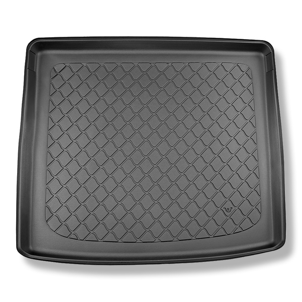 Rohož do zavazadlového prostoru pro: Audi Q3 F3 SUV (08.2018-....) - horní zavazadlový prostor (stejná prahová hodnota zatížení); pohyblivá podlaha v nejvyšší poloze; také pro verzi Quattro