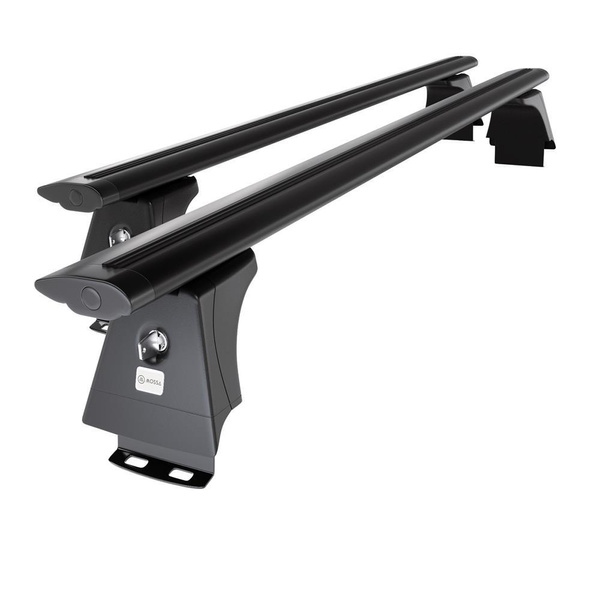 Základní nosič na střechu auta pro Honda CR-V SUV (2007-2011) - příčný nosič - černé střešní příčníky - montážní body - Hliník