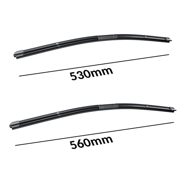 Automobilové stěrače na přední sklo pro Alfa Romeo 156 Sedan (10.1997-12.2005) - listy ploché