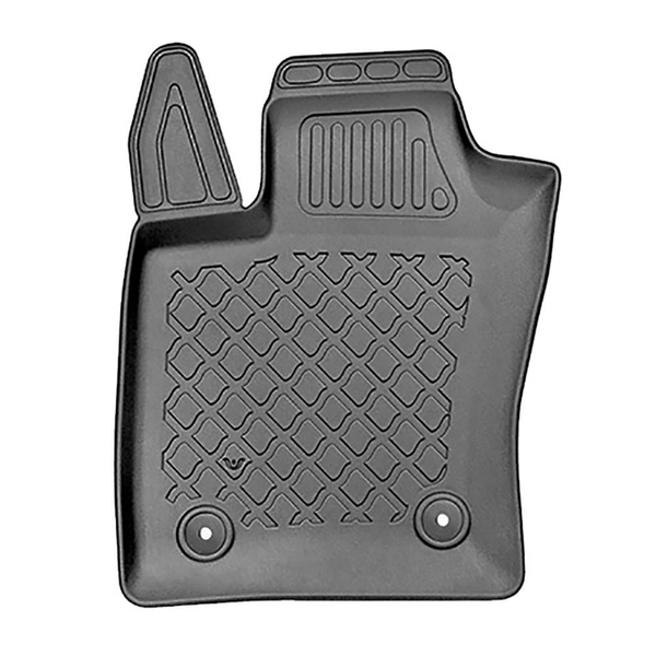 Sada rohož do zavazadlového prostoru a autokoberečky TPE na míru do: Jeep Compass II MP 4xe Plug-in Hybrid SUV (07.2020-....) - horní zavazadlový prostor; pohyblivá podlaha v nejvyšší poloze