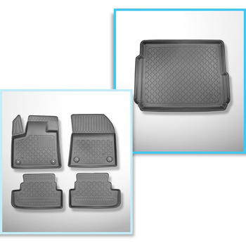 Sada rohož do zavazadlového prostoru a autokoberečky TPE na míru do: Opel Grandl