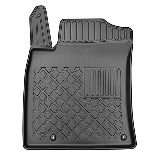 Sada rohož do zavazadlového prostoru a autokoberečky TPE na míru do: Kia Ceed III CD Kombi (09.2018-....) - také modely se systémem upevňujících kolejnic, s / bez subwooferu; pravý odnímatelný výklenek; ne pro hybridní verzi