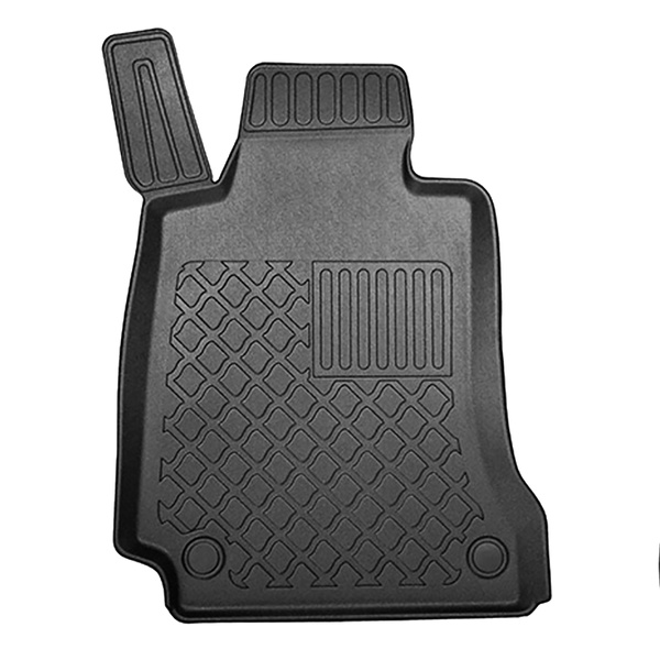 Sada rohož do zavazadlového prostoru a autokoberečky TPE na míru do: Mercedes-Benz Třída C W204 Sedan (04.2007-02.2014) - zadní rozkládací sedadla; bez levého výklenku