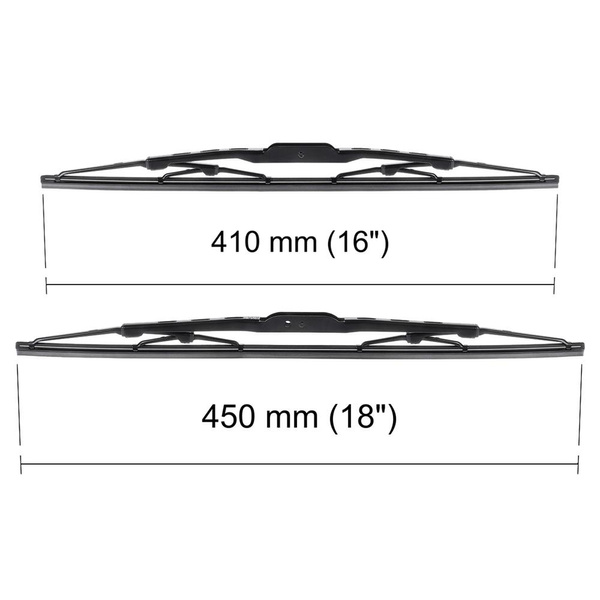 Automobilové stěrače na přední sklo pro Suzuki Jimny SUV (10.1998-2017) - listy standard