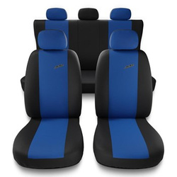 Sada univerzálních autopotahů určených pro Audi A4 B5, B6, B7, B8, B9 (1995-2024) - X.R-BL
