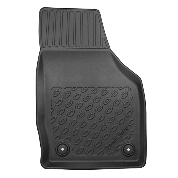 Sada rohož do zavazadlového prostoru a autokoberečky TPE PREMIUM na míru do: Audi Q3 SUV (08.2011-06.2018) - horní zavazadlový prostor; s dojezdovým rezervním kolem; také pro verzi Quattro