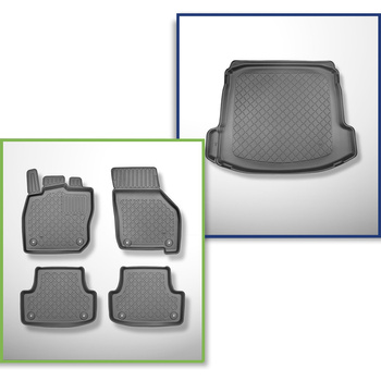 Sada rohož do zavazadlového prostoru a autokoberečky TPE na míru do: Audi A3 8Y 