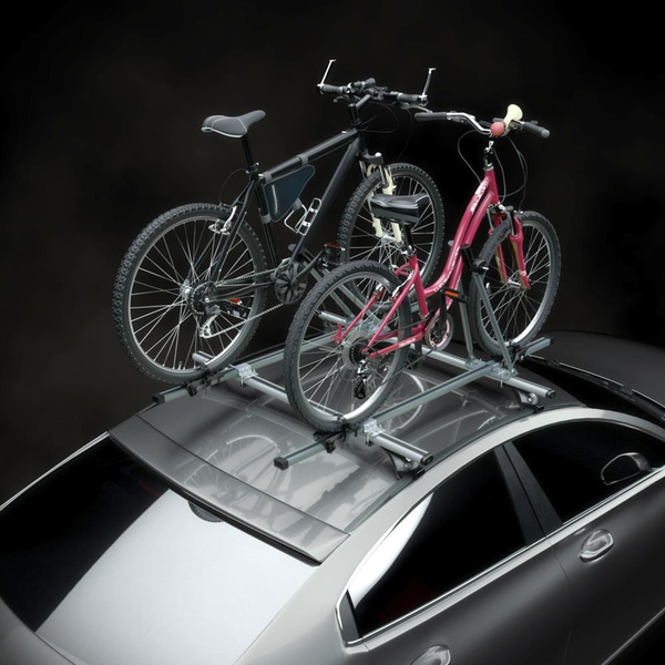 Nosič na kola na střechu auta, Univerzální hliníkový držák jízdních kol - 2xM-08