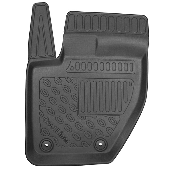 Sada rohož do zavazadlového prostoru a autokoberečky TPE PREMIUM na míru do: Volvo V40 II Hatchback (07.2012-07.2019) - spodní zavazadlový prostor; pro automobily bez dvojité podlahy v zavazadlovém prostoru