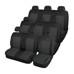 Potahy šité na míru pro Ford Transit VII Van (2013-2019) 9 místný - návleky na autosedadla - E1