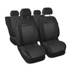 Potahy šité na míru pro Seat Leon II Hatchback (2005-2012) - návleky na autosedadla - E3