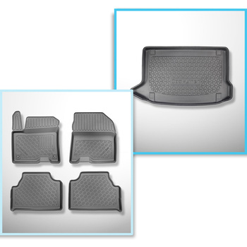 Sada rohož do zavazadlového prostoru a autokoberečky TPE PREMIUM na míru do: Hyu