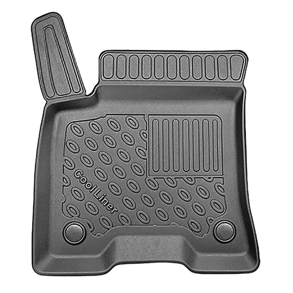 Sada rohož do zavazadlového prostoru a autokoberečky TPE PREMIUM na míru do: Mercedes-Benz EQB X243 SUV (12.2021-....) - 5 míst; horní zavazadlový prostor; pohyblivá podlaha v nejvyšší poloze; 7 míst - třetí řada snížená