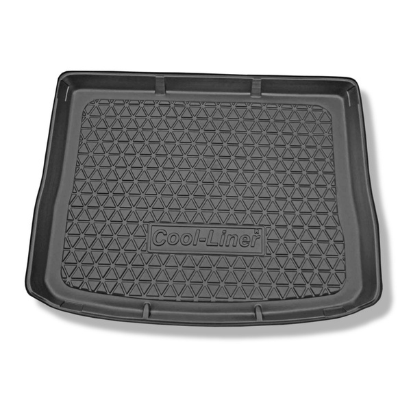 Rohož do zavazadlového prostoru pro: Volkswagen Tiguan I SUV (07.2007-04.2016) - horní zavazadlový prostor (stejná prahová hodnota zatížení)