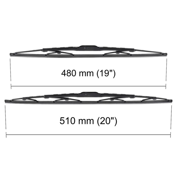 Automobilové stěrače na přední sklo pro Opel Astra G Caravan, Kupé, Hatchback, Kabriolet, Sedan (03.1998-07.2009) - listy standard