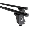 Základní nosič na střechu auta pro Peugeot Boxer II Van (2006-2014) - příčný nosič - černé střešní příčníky - montážní body - Hliník